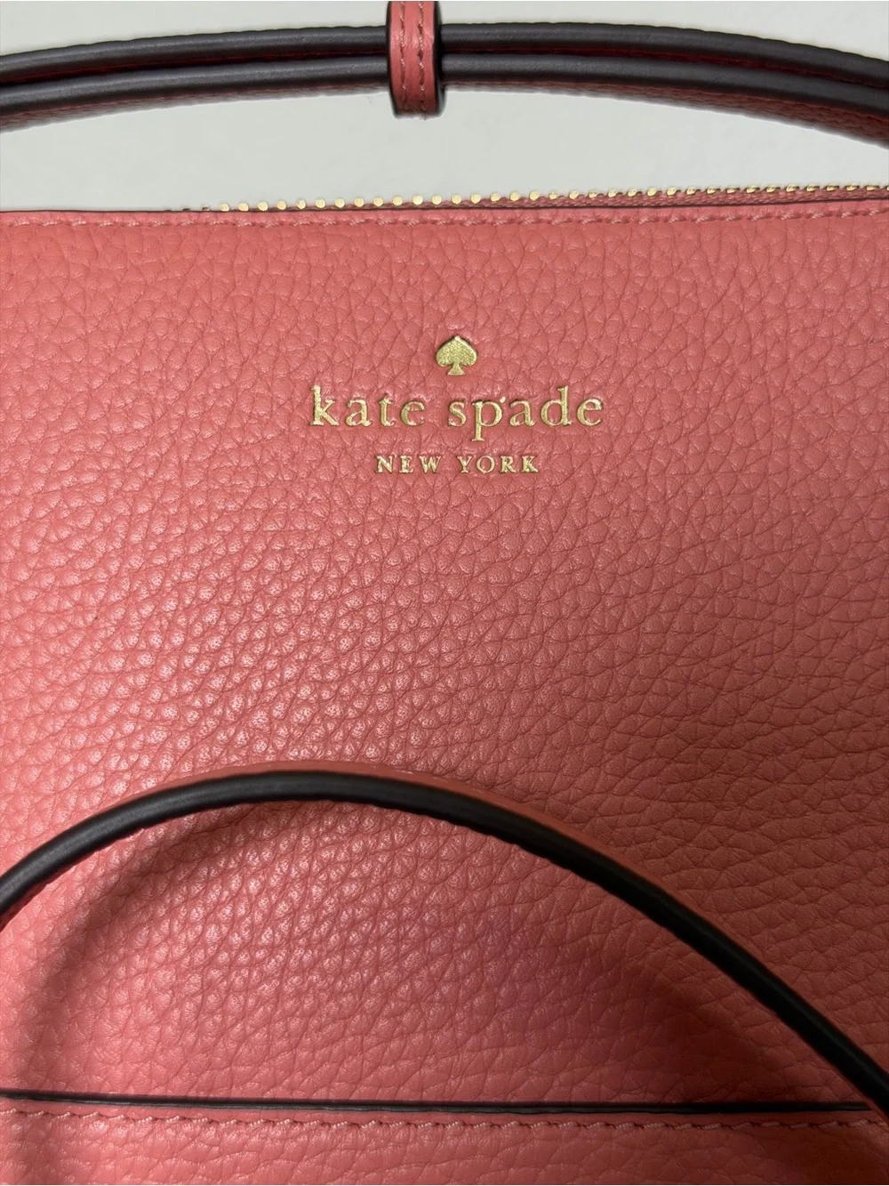 Kate Spade Southport Ave Pebbled Leather Terracotta Crossbody Bag